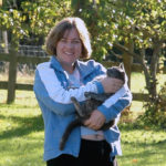 Cuddles with the farm cat!